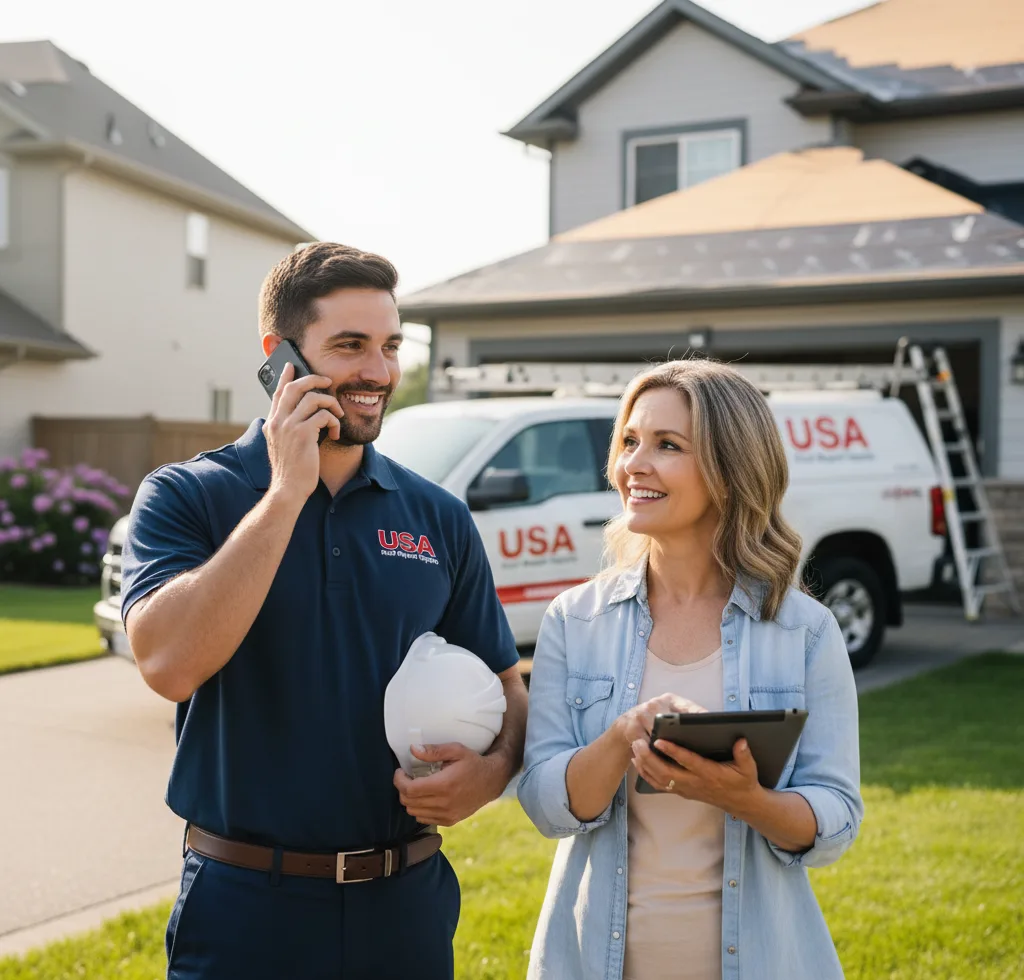 USA Roof Repair Experts customer support in Ponemah